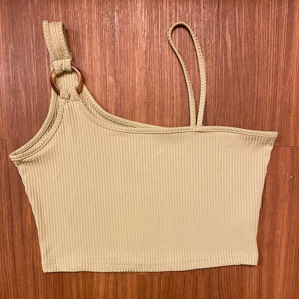 Sage green crop top